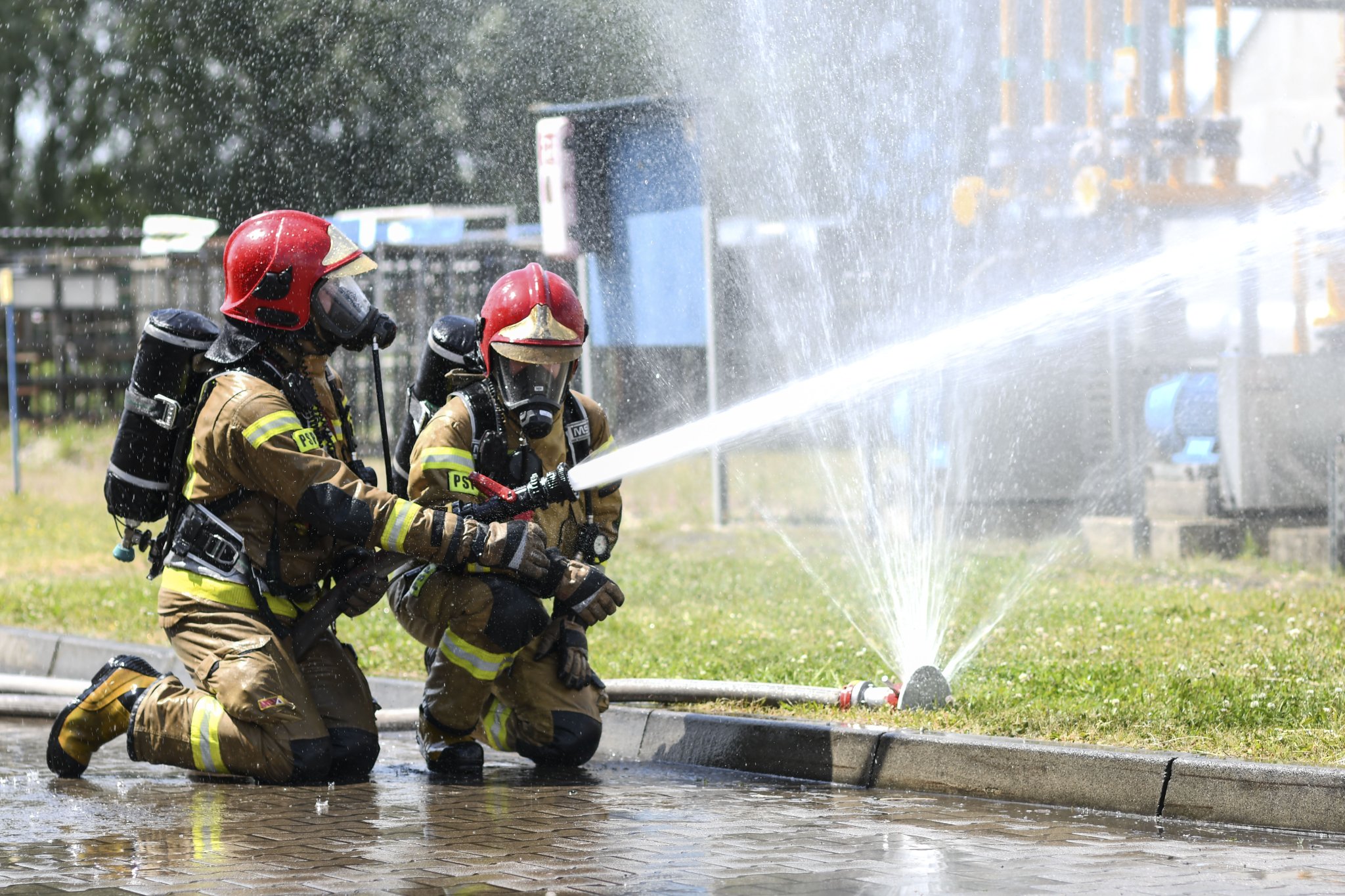 Podawanie wody w natarciu