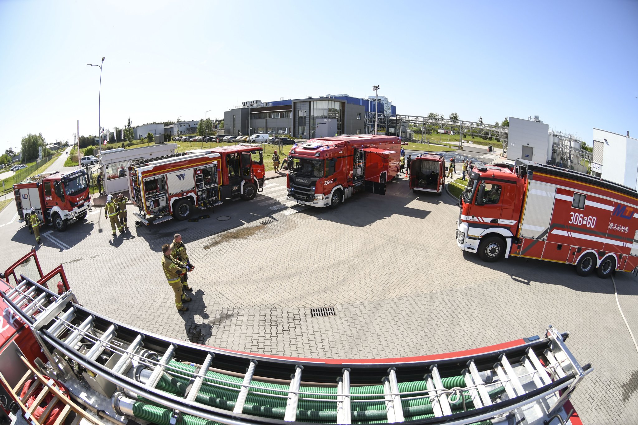 Podczas działań z dachu