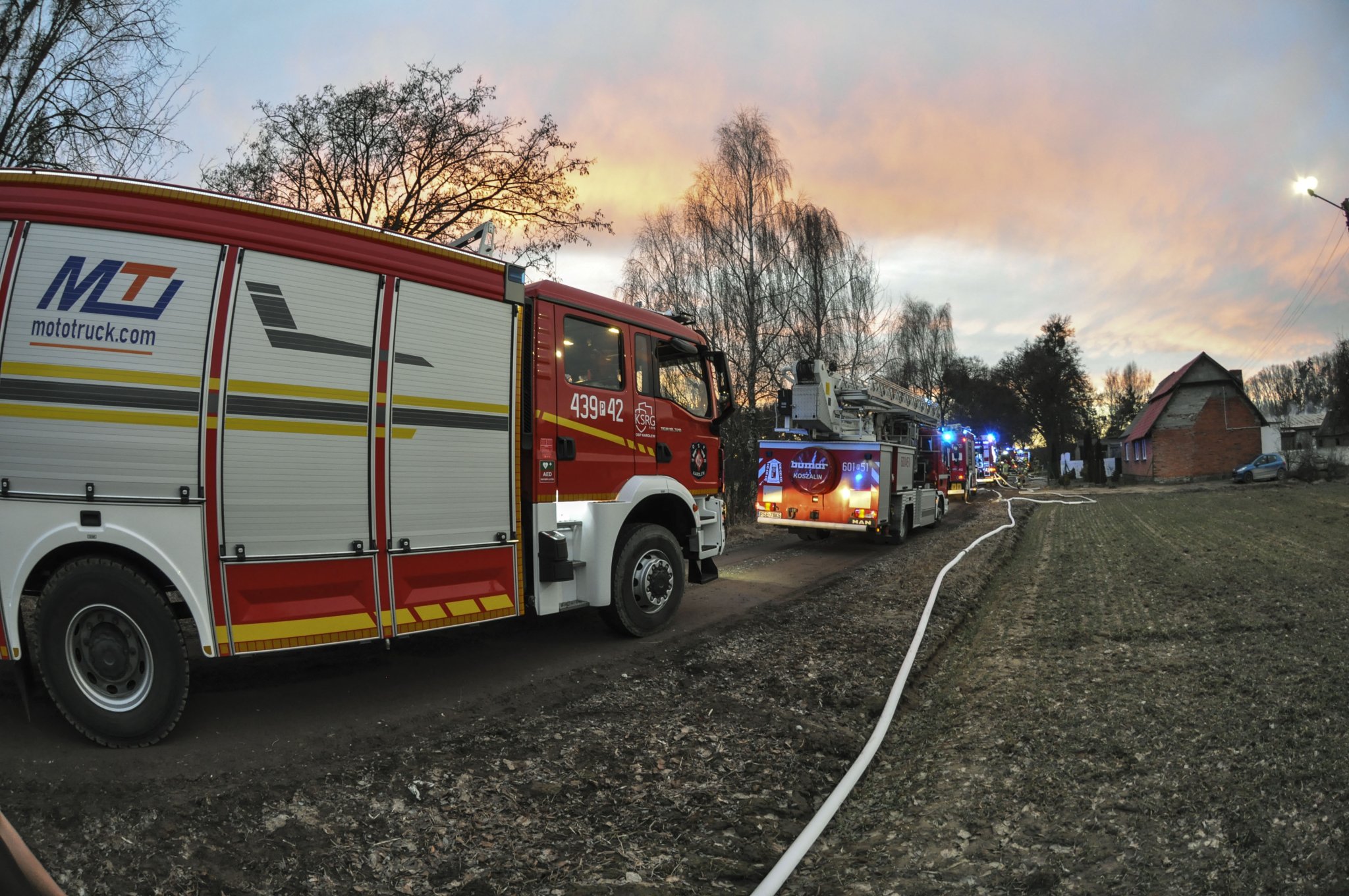 Praca silnika na postoju 3