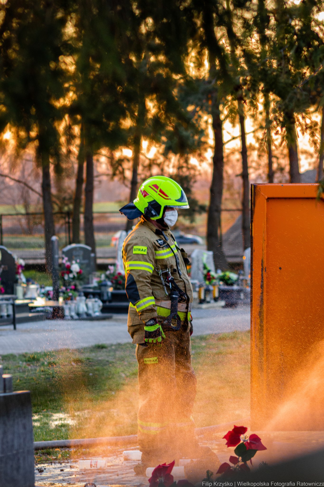 "Pożar zlokalizowany"